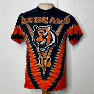 Majestic Cincinnati Bengals tie dye tshirt adult M